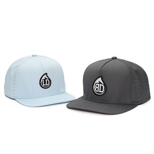 Casquette de camionneur Performance, broderie plate, 5 panneaux, snapback, casquette en nylon personnalisée, vente en gros - Product Image 1