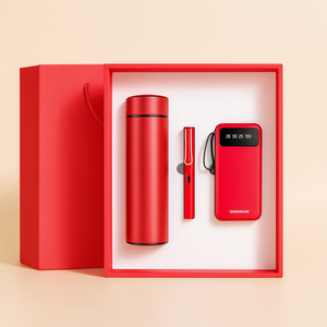 Caja de Regalo con Termo Inteligente y Banco de Energía para Viajes, Juego de 3 Piezas con Bolígrafo de Firma para Trabajo Remoto y Visitas de Clientes - Product Image 6
