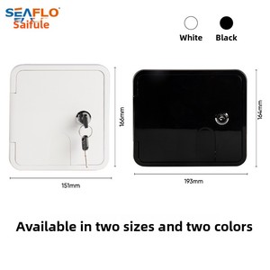Caja <span class=keywords><strong>de</strong></span> Almacenamiento <span class=keywords><strong>de</strong></span> Cables con Orificio para Cableado, Cuadrada, para Caravana y Yate - Product Image 4