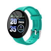 Reloj Inteligente D18 para Hombre y Mujer, Smartwatch con Medición de Presión Arterial, Resistente al Agua, Reloj Digital Deportivo con Monitor de Actividad Física D18S