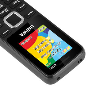 Teléfono Móvil UNIWA E1801 con Teclado, Pantalla de 1.77 Pulgadas, Doble SIM, 2G, Cámara, Idiomas Español/Alemán/Francés - Product Image 6