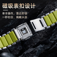 Bande magnétique en alliage de zinc de qualité supérieure pour Apple Watch |   Bracelet de remplacement élégant en métal avec fermeture magnétique