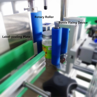 Machine d'étiquetage automatique de haute qualité pour bouteilles et sachets de 5000 ml, imprimante d'étiquettes, machine à autocollants