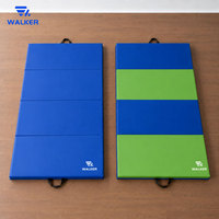 Colchoneta de Gimnasia de PVC al por Mayor, Plegable con Conectores de Velcro, Portátil, 5 cm de Grosor, para Entrenamiento Profesional de Acrobacias