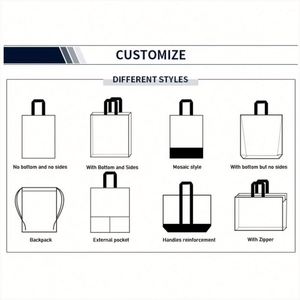 Bolsa de Cosméticos Ecológica Personalizada con Color y Logotipo, Bolsa de Compras Reutilizable en Forma de Barco, Tejida en PP - Product Image 4