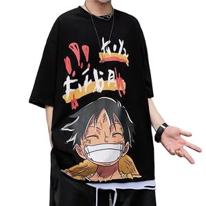 2ดอลลาร์เสื้อยืดผู้ชายแขนสั้นสไตล์ฮาราจูกุสำหรับฤดูร้อน<span class=keywords><strong>เสื้อ</strong></span>ยืดพิมพ์ลายการ์ตูน - Product Image 1