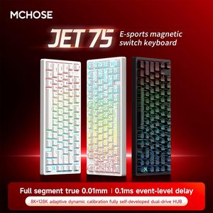 Teclado para Juegos <span class=keywords><strong>RGB</strong></span> Shellbox Jet de Tamaño Completo con Disparo Rápido, Interruptor Magnético con Efecto Hall, Accionamiento Ajustable, USB-C con Cable Hiper-Rápido - Product Image 2