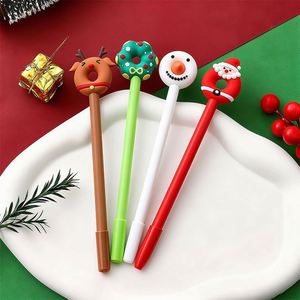 Christmas Gift Kawaii Plastic Gel <b>Pen</b> with Custom logo Promote Cheap Silicone <b>Pens</b> Suitable for School Students and Children - Product Image 2