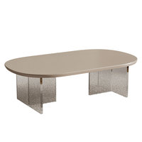 Table basse en bois massif style crème avec rangement, design minimaliste de luxe léger, très tendance, petit plateau à thé pour salon