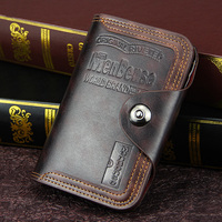 Porte-monnaie magnétique pour hommes, porte-cartes multi-outils, à rabat, fournisseur en or de Guangzhou