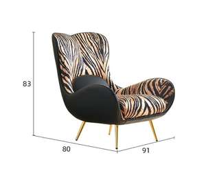 เก้าอี้โซฟาออกแบบจากอิตาลีเก้าอี้คุกกี้วาซาบิเก้าอี้ระเบียงห้องนั่งเล่นห้องนอนพักผ่อน - Product Image 5