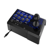Manette de combat d'arcade filaire USB 7 en 1 pour PS4/SWITCH/P3/PC/série Android/XBoxesOne(S)/contrôleur 360 TP4-1886