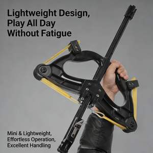 Arbalète professionnelle d'extérieur pour tir de précision, ambidextre, avec bande élastique haute résistance, répétitive, force de tir de 20 livres, légère - Product Image 1