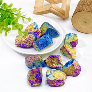 Pierre brute de pyrite à aura aléatoire de haute qualité en gros, idéale pour collection à domicile ou comme cadeau pour la Saint-Valentin - Product Image 6