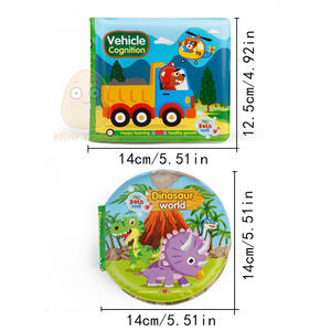 Libri da bagno per bambini libri da bagno impermeabili giocattoli da bagno per l'acqua giocattoli educativi per l'apprendimento precoce libri da bagno regalo per bambini piccoli - Product Image 6