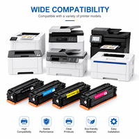 Cartouche de toner laser premium 207A W2210A 2211A 2212A 2213A compatible avec les imprimantes HP Color LaserJet Pro M255 MFP M282 M283