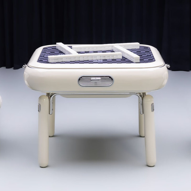 Modern Luxury Automatic Mahjong Table for 4 Players Durable Eco-Friendly Water Resistant Home Entertainment System