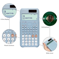 Promotion pour calculatrice multifonction simple pour étudiant Logo personnalisé 10 + 2 chiffres en plastique ABS