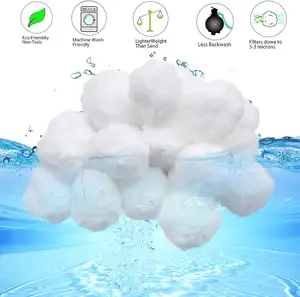 Boules filtrantes de piscine pour pompe de filtre à sable réutilisable respectueux de l'environnement