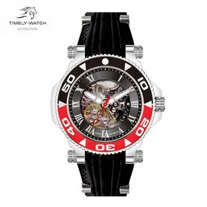 Theme Custom Factory ODM waterproof stainless steel 007 Watch Factory Newly Design Gold Mechanical Men's Watches