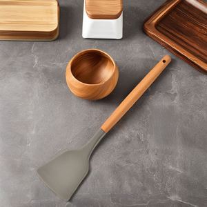 Ensemble d'outils <span class=keywords><strong>de</strong></span> <span class=keywords><strong>cuisine</strong></span> <span class=keywords><strong>de</strong></span> vente chaude 10 pièces avec manche en bois et spatule <span class=keywords><strong>de</strong></span> cuillère <span class=keywords><strong>de</strong></span> cuisson en silicone ensemble d'<span class=keywords><strong>ustensiles</strong></span> <span class=keywords><strong>de</strong></span> <span class=keywords><strong>cuisine</strong></span> <span class=keywords><strong>de</strong></span> haute qualité - Product Image 4