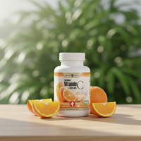 Compléments Alimentaires BIOACTIVE NUTRIENTS Vitamine C Comprimés à Croquer (Saveur Orange) 500mg Immunité Renforcée Soutien Antioxydant 120 Comprimés
