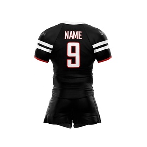 Uniformes de rugby en polyester 100% fabriqués en usine vêtements de sport sublimés personnalisés pour ensembles de football de rugby respirants - Product Image 3