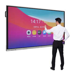 Bảng trắng tương tác 4K 55 65 75 85 inch bảng trắng tương tác bảng thông minh tương tác màn hình cảm ứng lớn bord thông minh - Product Image 1
