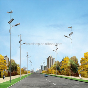 Lampadaire solaire hybride éolien et solaire à LED pour extérieur, à économie d'énergie TX - Product Image 2