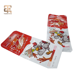 Sachet de conservation alimentaire sous vide scellé latéralement, personnalisé, de haute qualité, compatible micro-ondes et autoclave, pour pattes de poulet, lait et gelée - Product Image 4