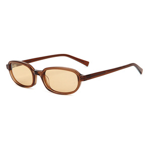 Lunettes de soleil ovales à monture intégrale en écaille de tortue, protection anti-lumière bleue, unisexe, pour adultes, protection solaire, style léger - Product Image 5