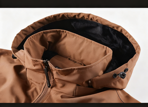 Nouveaux hommes et femmes décontracté à capuche imperméable fermeture éclair épais polyester <span class=keywords><strong>Parka</strong></span> - Product Image 4