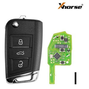 Xhorse xsmqb1en từ xa thông minh <span class=keywords><strong>Key</strong></span> <span class=keywords><strong>VW</strong></span> mqb Filp 3 nút gần Tiếng Anh - Product Image 2