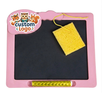 Tablette de dessin et d'écriture Doodle Board pour enfants, jouets éducatifs et sensoriels, ensemble de jouets à dessiner, craie et gomme en plastique, pour les 2-14 ans