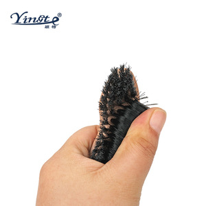 Yinste <b>Shoe</b> <b>Brush</b> Nylon Bristles Plastic Handle For Leather Cleaning And Polishing - Product Image 2
