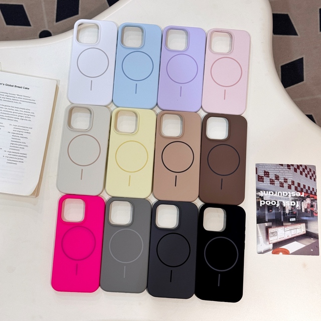 Factory Wholesale Silicone Phone Case for Apple Iphone13 14 15 16 17 Pro Max Mini 7 8 Plus X Xs Max Shockproof Case  Accessories