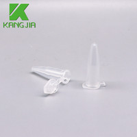 Fabricant 1.5 ML Tube à centrifuger Tube à échantillon transparent Fond conique Consommables de laboratoire de recherche