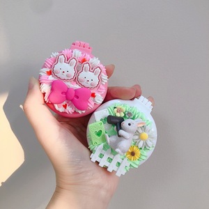 Toy Story Creamy Gel Mirror Comb Round Foldable Nylon Hairbrush For Detangling Hair With Mirror And <b>Cushion</b> <b>Pad</b> - Product Image 4