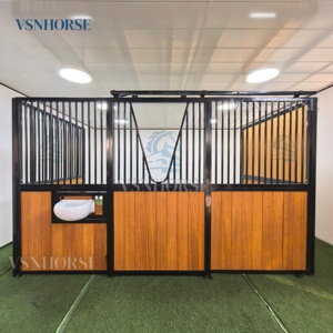 VSN özelleştirilmiş dayanıklı sürgülü kapı at durak istikrarlı ön Panel taşınabilir Premium at kutusu High End bambu atlı istikrarlı - Product Image 2