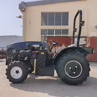 Meistverkaufter 50 PS Pflugtraktor für Kommunal-, Garten-, Obstgarten- und Bergnutzung, Diesel-Rotations-Traktor mit Anbaugeräten