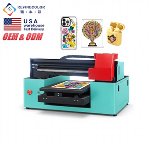 เครื่องพิมพ์ยูวีแบบแบน A3 ความแม่นยำสูง เครื่องพิมพ์อิงค์เจ็ทดิจิทัลแบบพื้นผิว 3 มิติ ด้วยหลอดไฟ LED ยูวี สำหรับงานพิมพ์แบบกำหนดเอง - Product Image 1