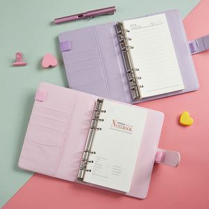 Promotion Custom Logo Trendy InsInspired <b>A6</b> Binder Notebook with Macaron Colors Ideal for College Students - Product Image 3
