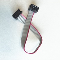 Cable Plano Personalizado de 6 Pines, Paso de 1.27 mm, Gris, AWM2651, 28 AWG, Arnés de Cables, Cable FC