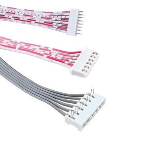 كابل مسطح مخصص JST HY2.0 بـ 8 دبابيس، PH2.0mm XH2.54MM، سلك UL2468 26AWG من النحاس المطلي بالقصدير للإلكترونيات - Product Image 1