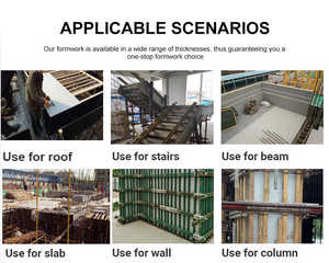 Panel de encofrado de madera contrachapada de plástico hueco de venta directa de fábrica - Product Image 6