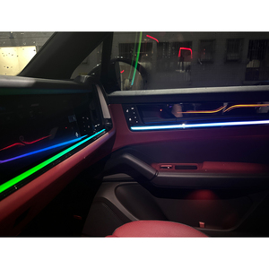 Éclairage d'ambiance intérieur personnalisé pour Porsche Cayenne 2024-2026, bande LED acrylique Symphony, lampe d'ambiance, vente d'usine - Product Image 3