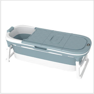 Grande baignoire pliable pour adultes, en plastique, multifonctionnelle, pour adultes et enfants, avec affichage de la température - Product Image 3