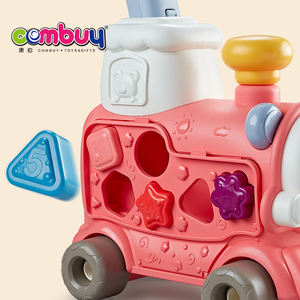 Steam Infant Learning Education Ride on Car Sitting Drag Push Toy Baby Walker Train - Product Image 6