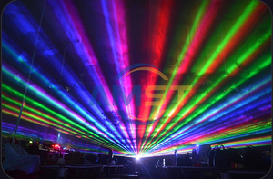 Super alta potencia a todo color efecto 3D impermeable IP65 60W RGB escáner láser luces al aire libre cielo proyector iluminación de escenario - Product Image 6