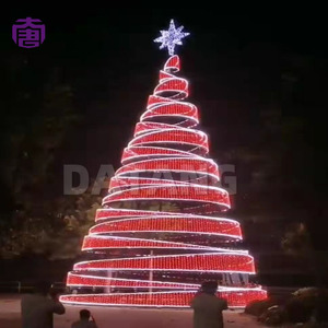 Wholesale <b>Led</b> Christmas Cone <b>Tree</b> <b>Light</b> Spiral Design for Shopping Mall Night Decoration - Product Image 5